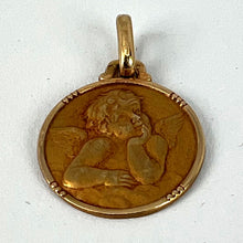 Load image into Gallery viewer, French Charma Raphael’s Cherub 18K Yellow Gold Charm Pendant
