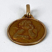 Load image into Gallery viewer, French Charma Raphael’s Cherub 18K Yellow Gold Charm Pendant