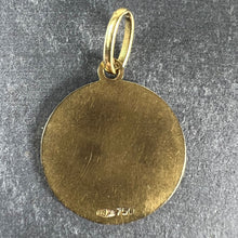 Load image into Gallery viewer, Italian Scorpio Starsign Zodiac 18K Yellow Gold Charm Medal Pendant