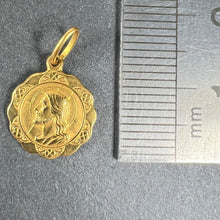 Load image into Gallery viewer, Italian UnoAErre Dio Ti Protegga God Protect You 18K Yellow Gold Charm Pendant