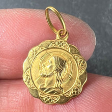 Load image into Gallery viewer, Italian UnoAErre Dio Ti Protegga God Protect You 18K Yellow Gold Charm Pendant