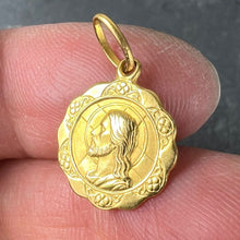 Load image into Gallery viewer, Italian UnoAErre Dio Ti Protegga God Protect You 18K Yellow Gold Charm Pendant