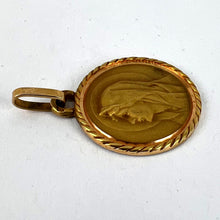 Load image into Gallery viewer, French Perroud Pagdi 18K Yellow Gold Virgin Mary Medal Pendant