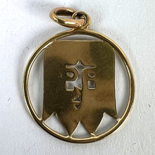 Load image into Gallery viewer, French Jesus Christ 18K Yellow Gold Charm Pendant