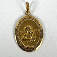 Load image into Gallery viewer, French Raphael’s Cherub 18K Yellow Gold Charm Pendant