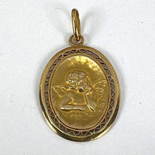 Load image into Gallery viewer, French Raphael’s Cherub 18K Yellow Gold Charm Pendant