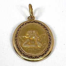 Load image into Gallery viewer, French Raphael’s Cherub 18K Yellow Gold Charm Pendant
