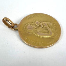 Load image into Gallery viewer, French Dropsy 18K Yellow Gold Madonna and Child Alma Mater Medal Pendant