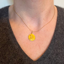 Load image into Gallery viewer, French Augis Saint John the Baptist 18K Yellow Gold Charm Pendant