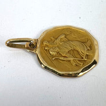 Load image into Gallery viewer, Augis Grun French Saint Christopher 18K Yellow Gold Charm Pendant