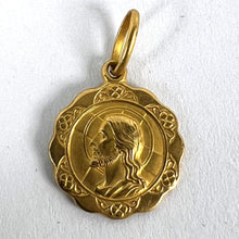 Load image into Gallery viewer, Italian UnoAErre Dio Ti Protegga God Protect You 18K Yellow Gold Charm Pendant