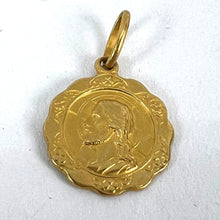 Load image into Gallery viewer, Italian UnoAErre Dio Ti Protegga God Protect You 18K Yellow Gold Charm Pendant
