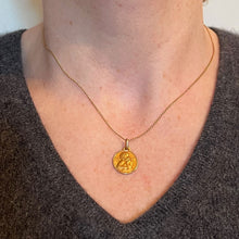 Load image into Gallery viewer, French Charma Raphael’s Cherub 18K Yellow Gold Charm Pendant