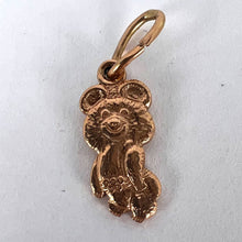 Load image into Gallery viewer, 14 Karat Yellow Gold Teddy Bear Charm Pendant