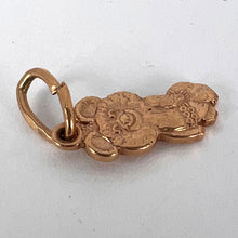 Load image into Gallery viewer, 14 Karat Yellow Gold Teddy Bear Charm Pendant