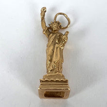 Load image into Gallery viewer, Statue of Liberty New York USA 14K Yellow Gold Charm Pendant