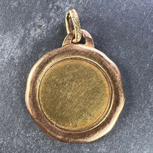 Load image into Gallery viewer, Vintage French St Christopher 18K Yellow Rose Gold Charm Pendant