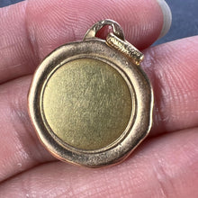 Load image into Gallery viewer, Vintage French St Christopher 18K Yellow Rose Gold Charm Pendant