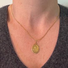 Load image into Gallery viewer, French Raphael’s Cherub 18K Yellow Gold Charm Pendant