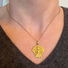 Load image into Gallery viewer, French Biliken Elf 18K Yellow Gold Good Luck Protection Charm Pendant