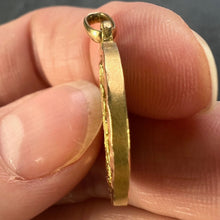 Load image into Gallery viewer, French Zodiac Gemini Starsign 18K Yellow Gold Charm Pendant