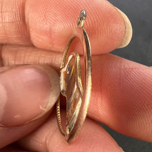 Load image into Gallery viewer, French Beagle Dog 12 Karat Rose Gold Enamel Charm Pendant