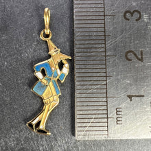 Load image into Gallery viewer, French Pinocchio 9 Karat Yellow Gold Enamel Charm Pendant