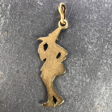 Load image into Gallery viewer, French Pinocchio 9 Karat Yellow Gold Enamel Charm Pendant
