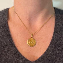Load image into Gallery viewer, French Perroud Large Ares Zodiac Starsign 18K Yellow Gold Charm Pendant
