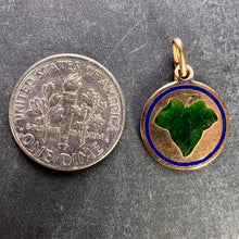 Load image into Gallery viewer, Ivy Leaf 9 Karat Rose Gold Enamel Love Charm Pendant