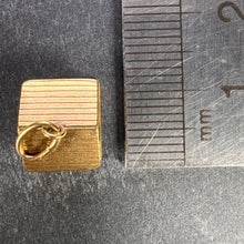 Load image into Gallery viewer, 18K Yellow Gold Ski Chalet Cabin Lodge Charm Pendant