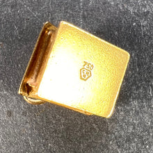 Load image into Gallery viewer, 18K Yellow Gold Ski Chalet Cabin Lodge Charm Pendant