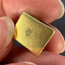 Load image into Gallery viewer, 18K Yellow Gold Ski Chalet Cabin Lodge Charm Pendant