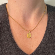 Load image into Gallery viewer, Vintage French Scorpio Scroll Zodiac 18K Yellow Gold Charm Pendant