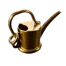 Load image into Gallery viewer, 18K Yellow Gold Watering Can Charm Pendant