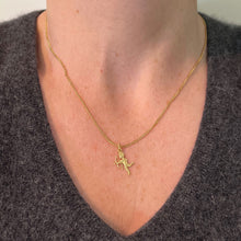 Load image into Gallery viewer, Vintage French Cupid Love 18K Yellow Gold Charm Pendant