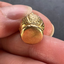 Load image into Gallery viewer, Italian Chianti Wine Bottle 18K Yellow Gold Charm Pendant