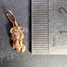 Load image into Gallery viewer, 14 Karat Yellow Gold Teddy Bear Charm Pendant