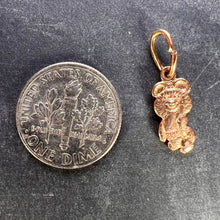 Load image into Gallery viewer, 14 Karat Yellow Gold Teddy Bear Charm Pendant