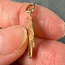 Load image into Gallery viewer, Hamsa Hand Protective 18K Yellow Gold Charm Pendant