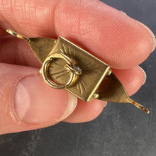 Load image into Gallery viewer, Italian Gondola 18K Yellow Gold Charm Pendant