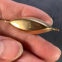 Load image into Gallery viewer, Italian Gondola 18K Yellow Gold Charm Pendant