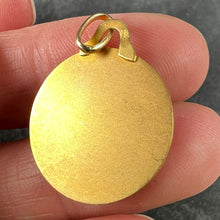 Load image into Gallery viewer, Vintage French Girard St Christopher 18K Yellow Gold Charm Pendant