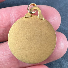Load image into Gallery viewer, Vintage French Girard St Christopher 18K Yellow Gold Charm Pendant