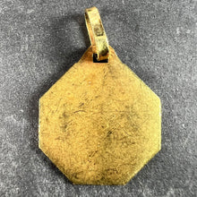 Load image into Gallery viewer, French Virgin Mary 18K Yellow Gold Medal Charm Pendant