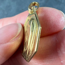 Load image into Gallery viewer, French Virgin Mary 18K Yellow Gold Medal Charm Pendant