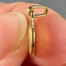 Load image into Gallery viewer, Small French Virgin Mary 18K Yellow Gold Medal Pendant Charm