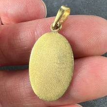 Load image into Gallery viewer, Arnault Art Nouveau French Madonna and Child 18K Yellow Gold Medal Pendant