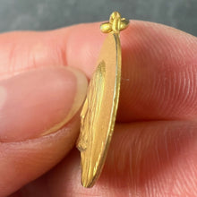 Load image into Gallery viewer, French Augis 18K Yellow Gold Jesus Christ Medal Charm Pendant