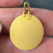 Load image into Gallery viewer, French Augis 18K Yellow Gold Jesus Christ Medal Charm Pendant